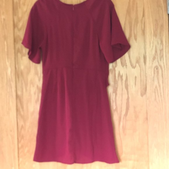 Looking Fab Dress in Wine - Picture 3 of 4